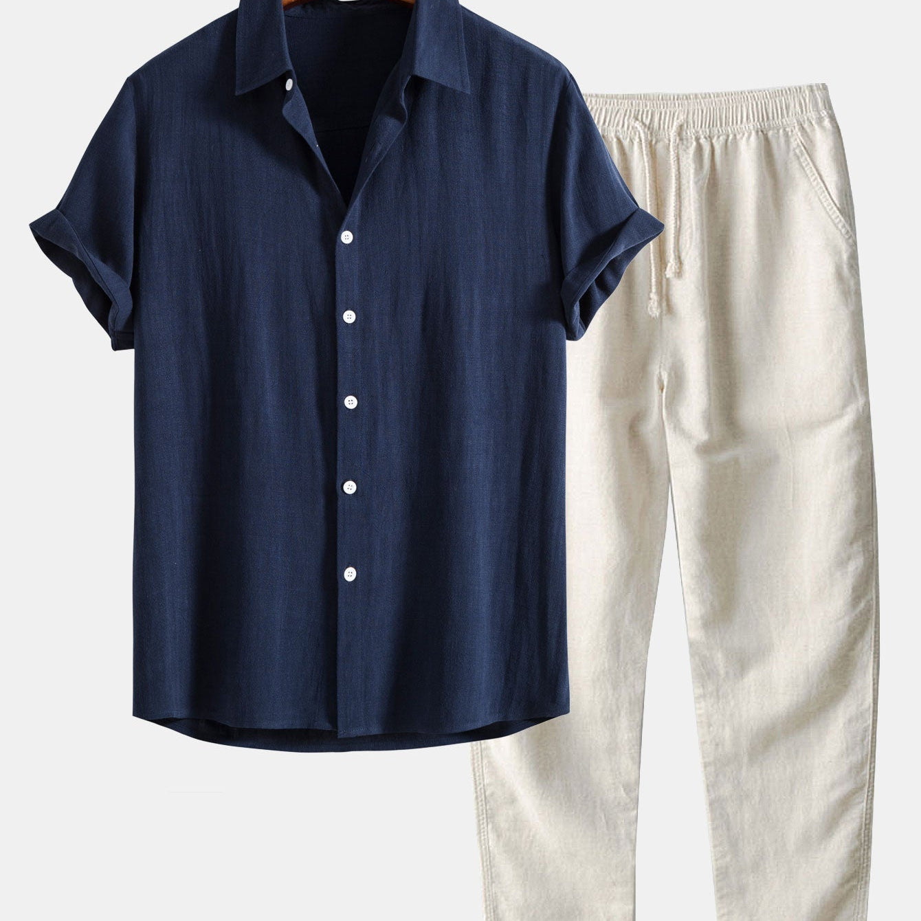 Casual Shirt and Pants Set for Men
