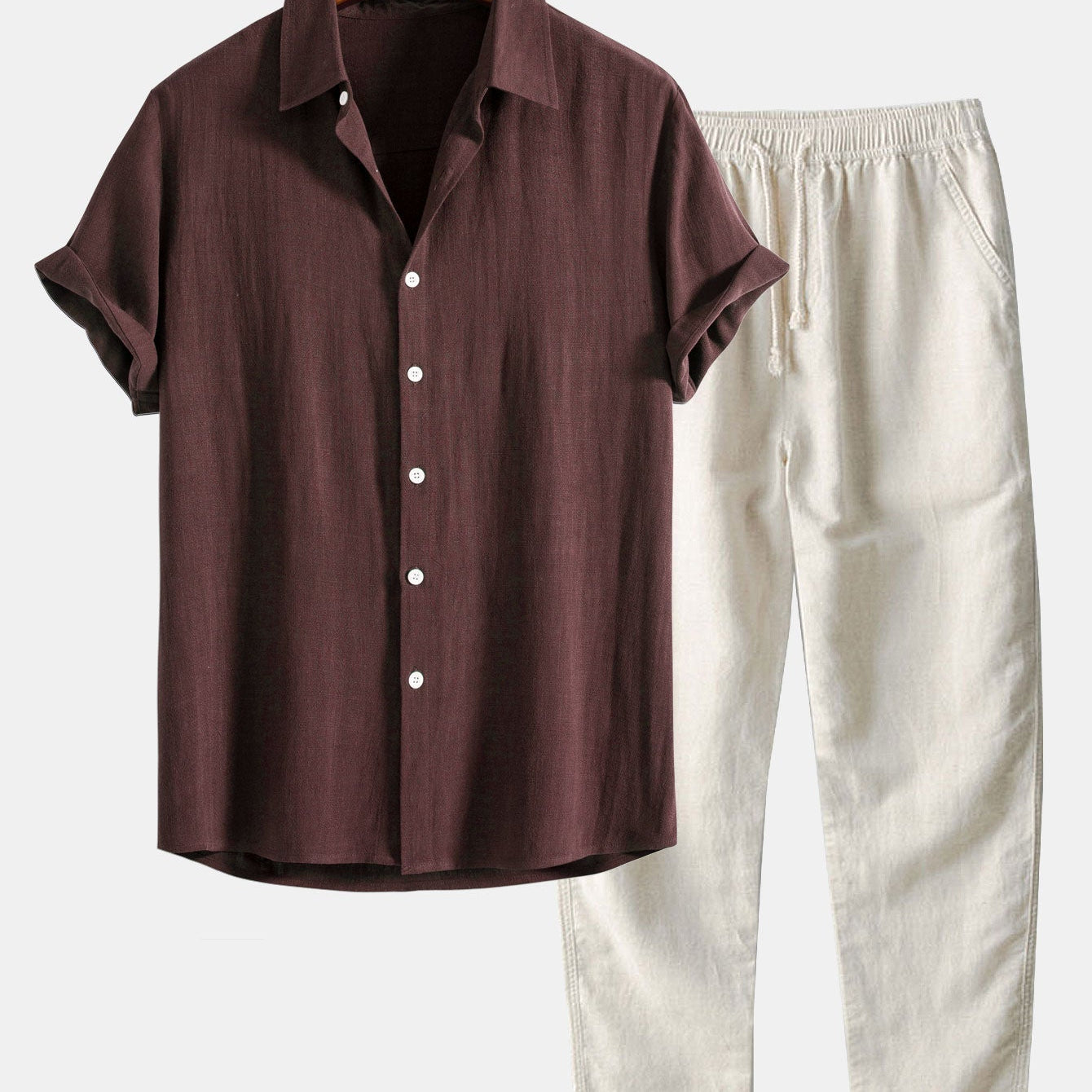 Casual Shirt and Pants Set for Men