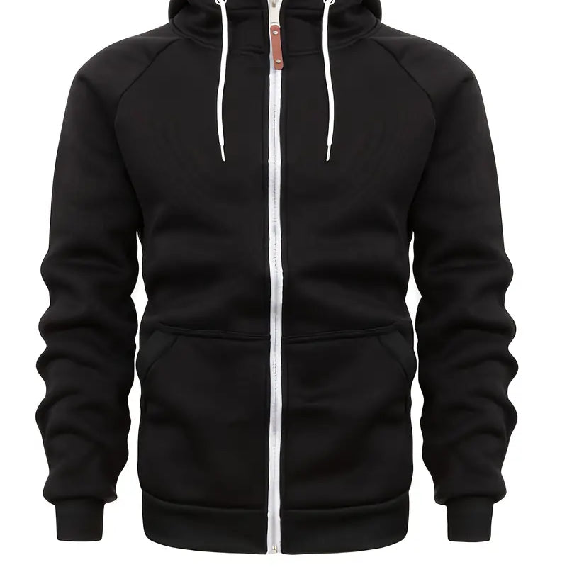 Men’s Casual and Comfortable Zip-Up Hoodie