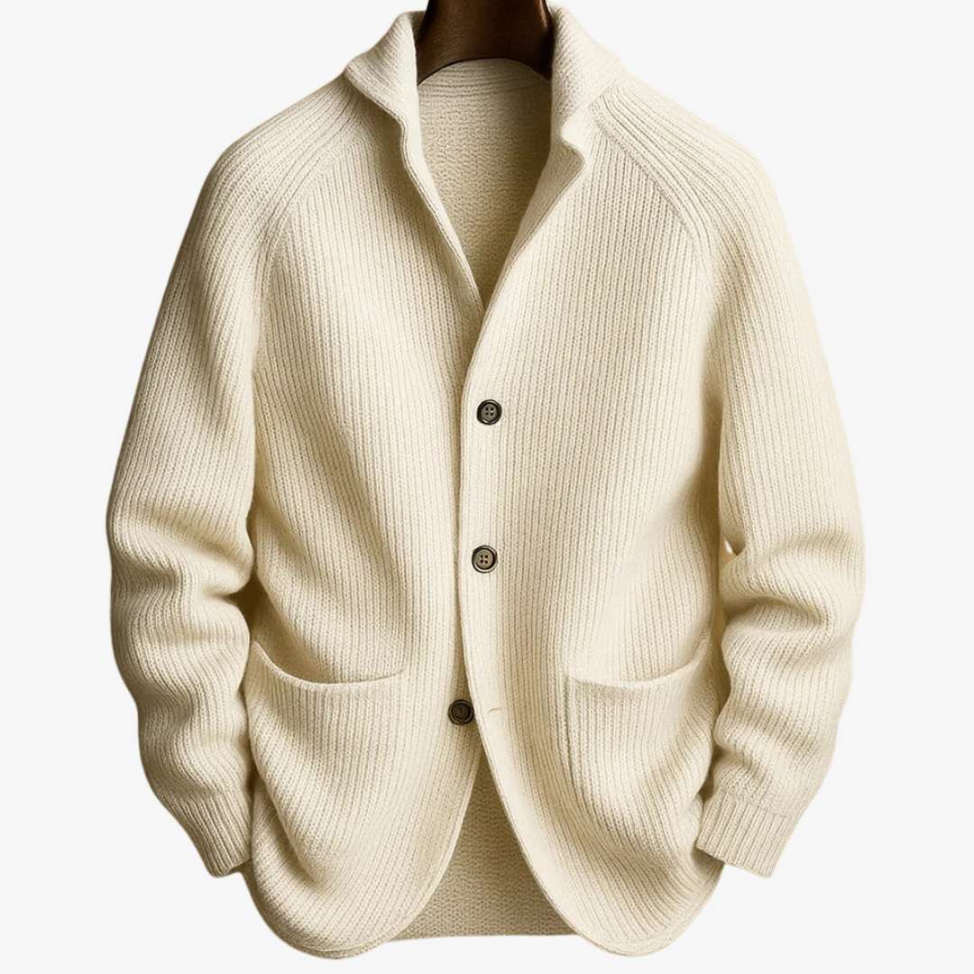Men’s Modern-Fit Button-Up Cardigan