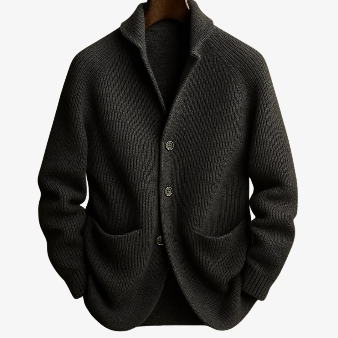 Men’s Modern-Fit Button-Up Cardigan