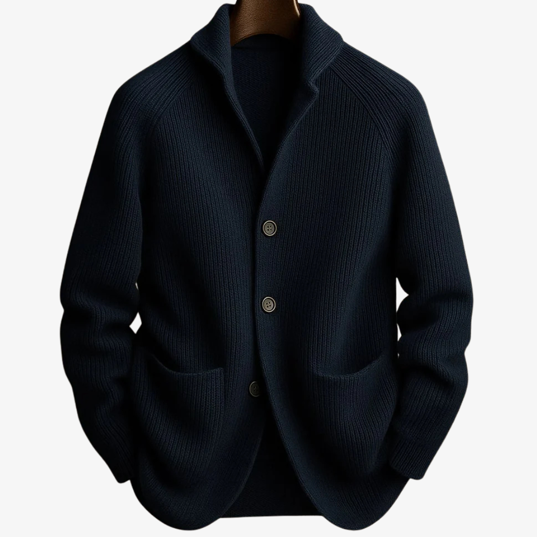 Men’s Modern-Fit Button-Up Cardigan