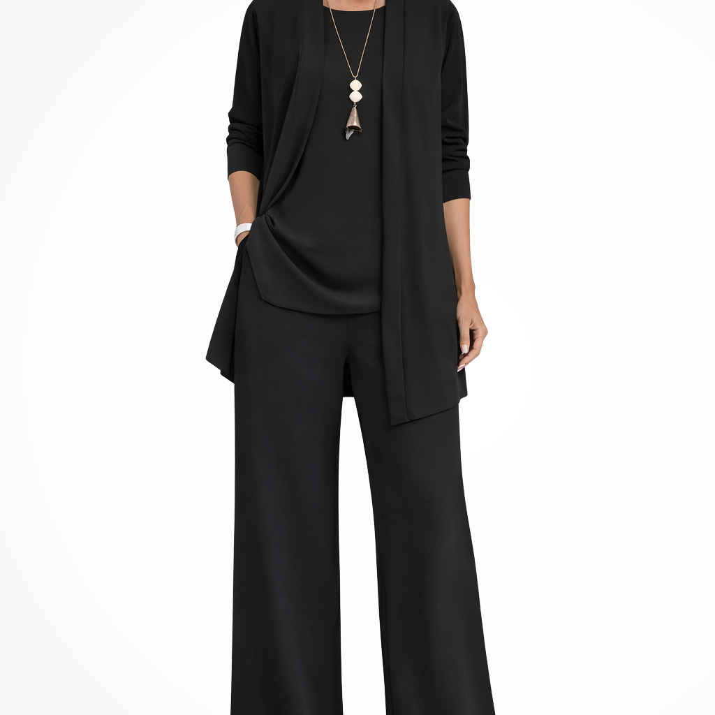 Conjunto de mujer túnica y pantalón de 3 piezas