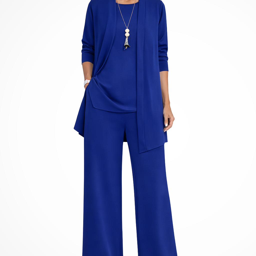 Conjunto de mujer túnica y pantalón de 3 piezas
