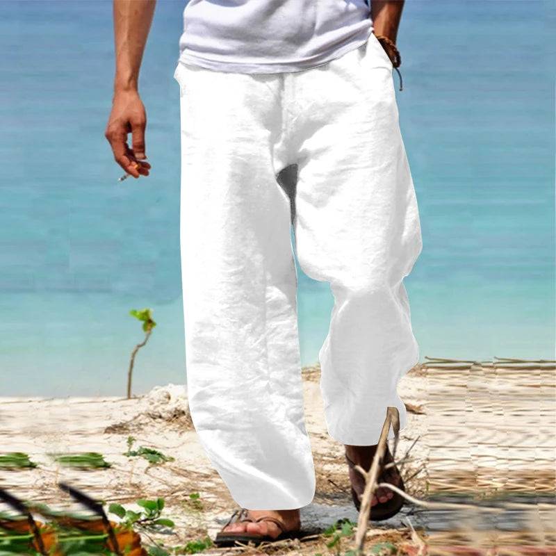 Men's Casual Wide Beach Pants