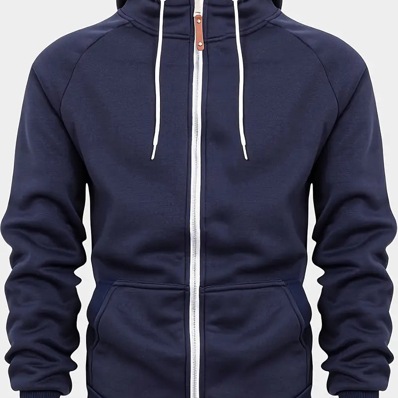 Men’s Casual and Comfortable Zip-Up Hoodie