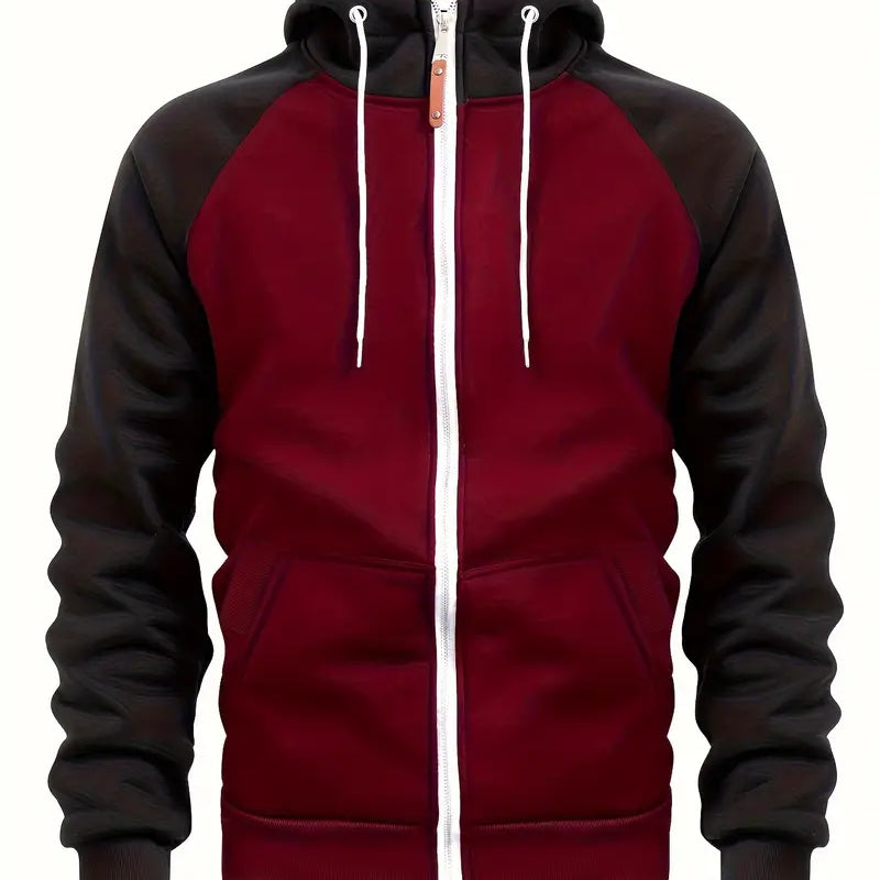 Men’s Casual and Comfortable Zip-Up Hoodie