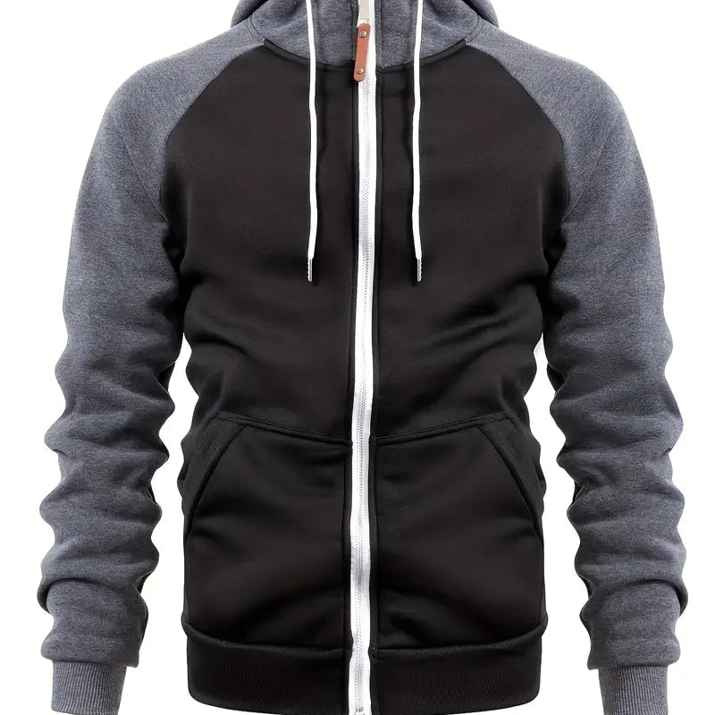Men’s Casual and Comfortable Zip-Up Hoodie