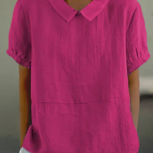 Casual Peter Pan Collar Blouse for Women