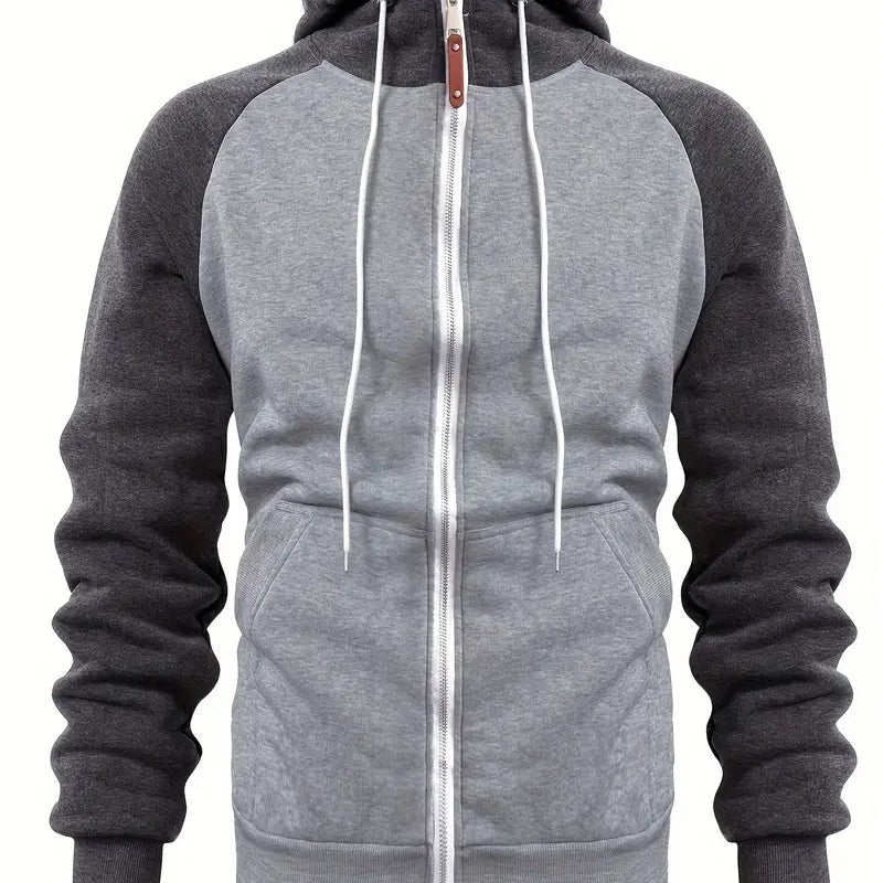 Men’s Casual and Comfortable Zip-Up Hoodie