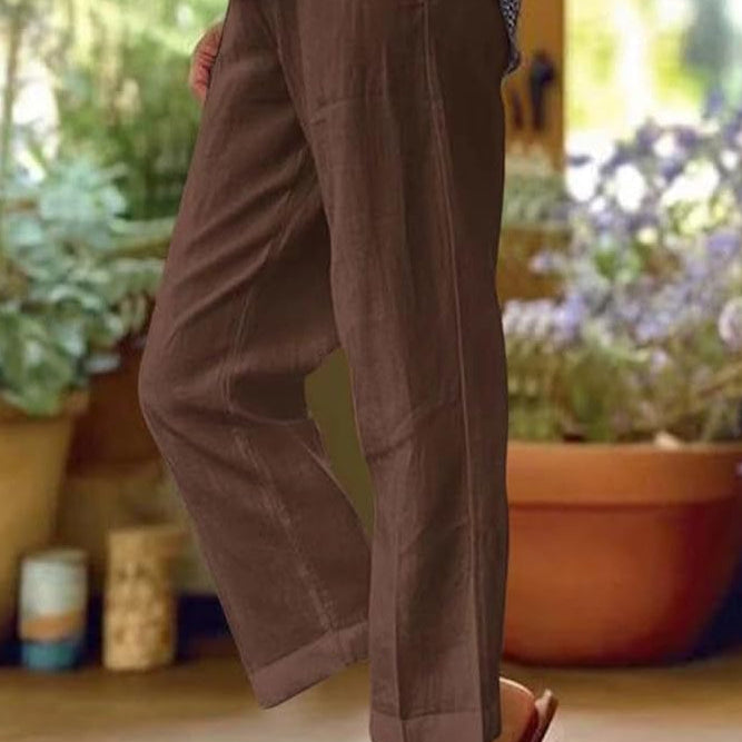 Pantalón corto casual con cintura elástica cómoda