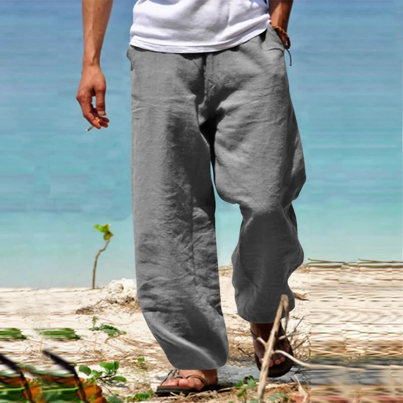 Men's Casual Wide Beach Pants