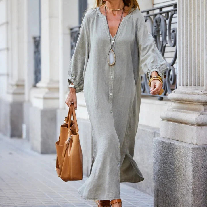 Women's Long Linen Dress