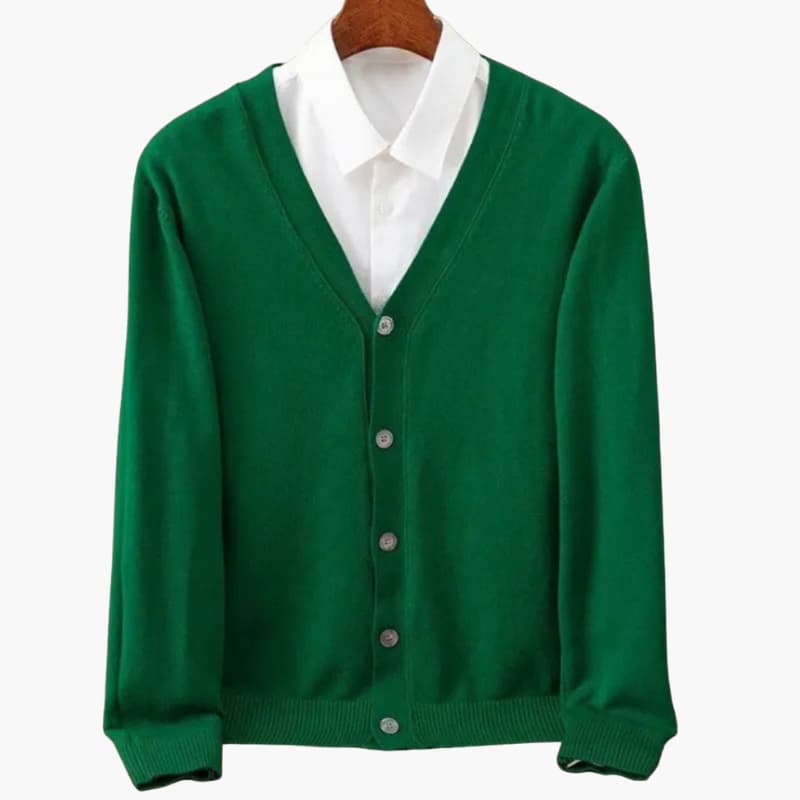 Classic Men's V-Neck Cardigan