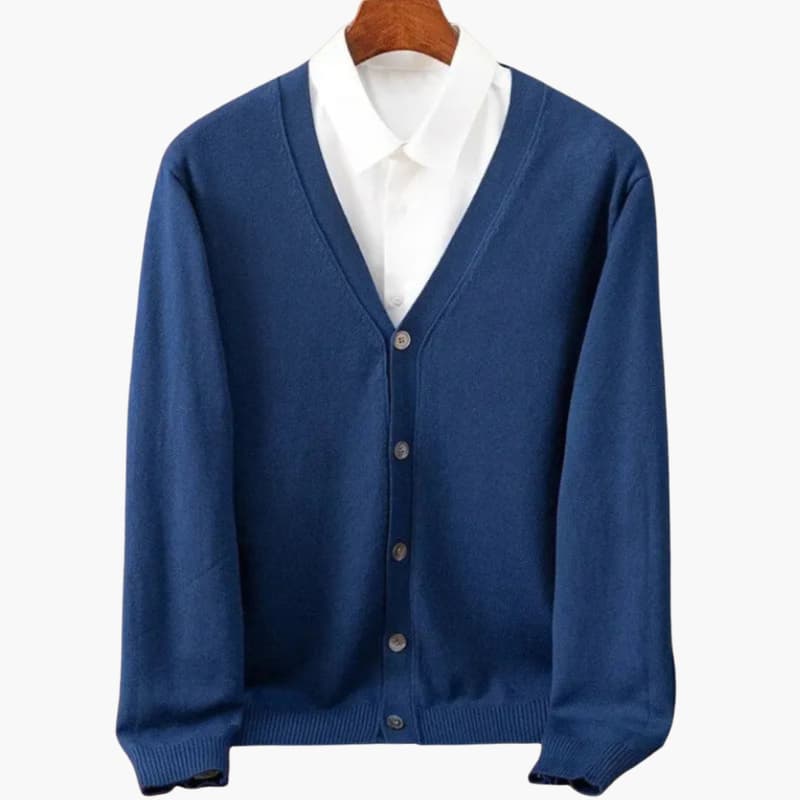Classic Men's V-Neck Cardigan