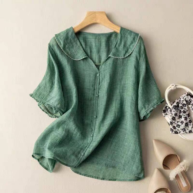 Chemisier Vintage Femme Élégant à Boutons