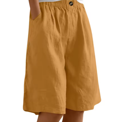 Short mujer cintura elástica corte holgado