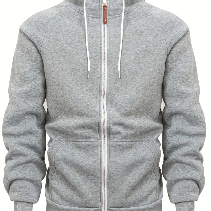 Men’s Casual and Comfortable Zip-Up Hoodie