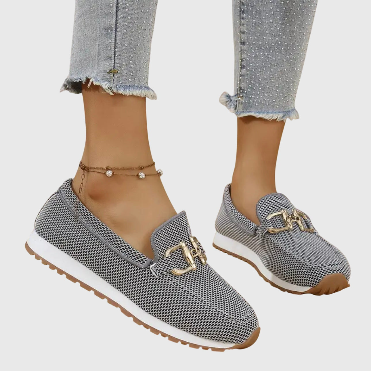 Casual Slip-On Moccasins with Flexible Sole and Comfortable Fit