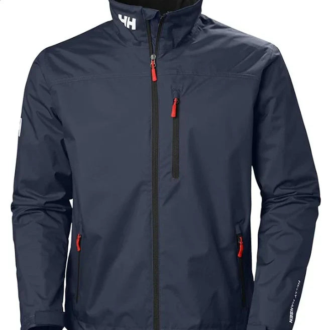 Chaqueta cortavientos impermeable con cremallera para hombre
