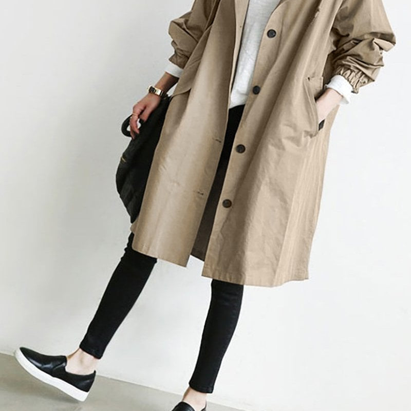Casual Long Hooded Coat for Women