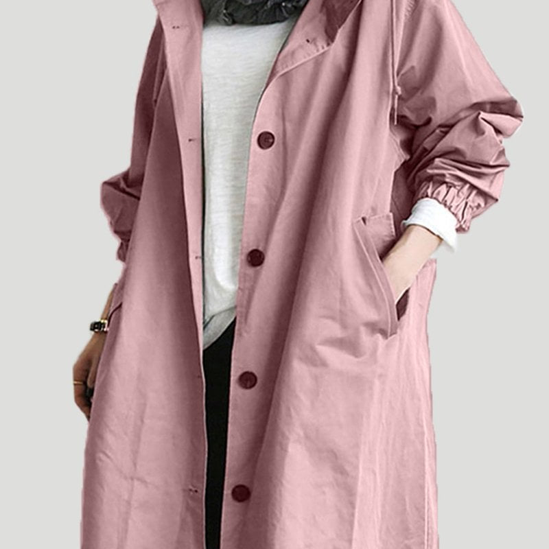 Casual Long Hooded Coat for Women