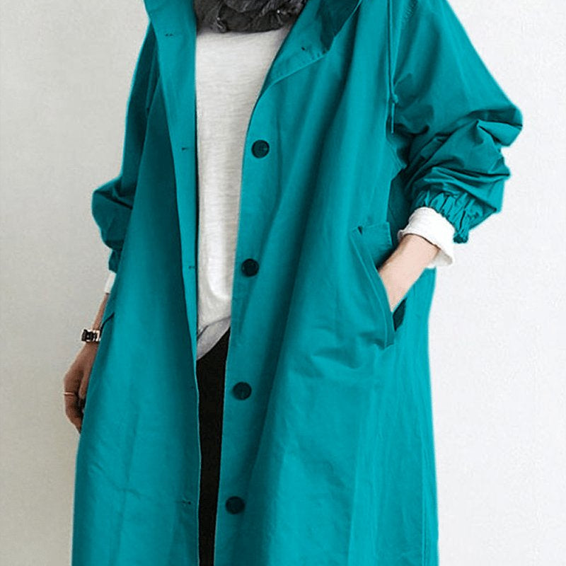 Casual Long Hooded Coat for Women