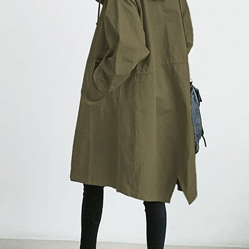 Casual Long Hooded Coat for Women