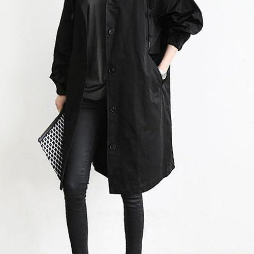 Casual Long Hooded Coat for Women