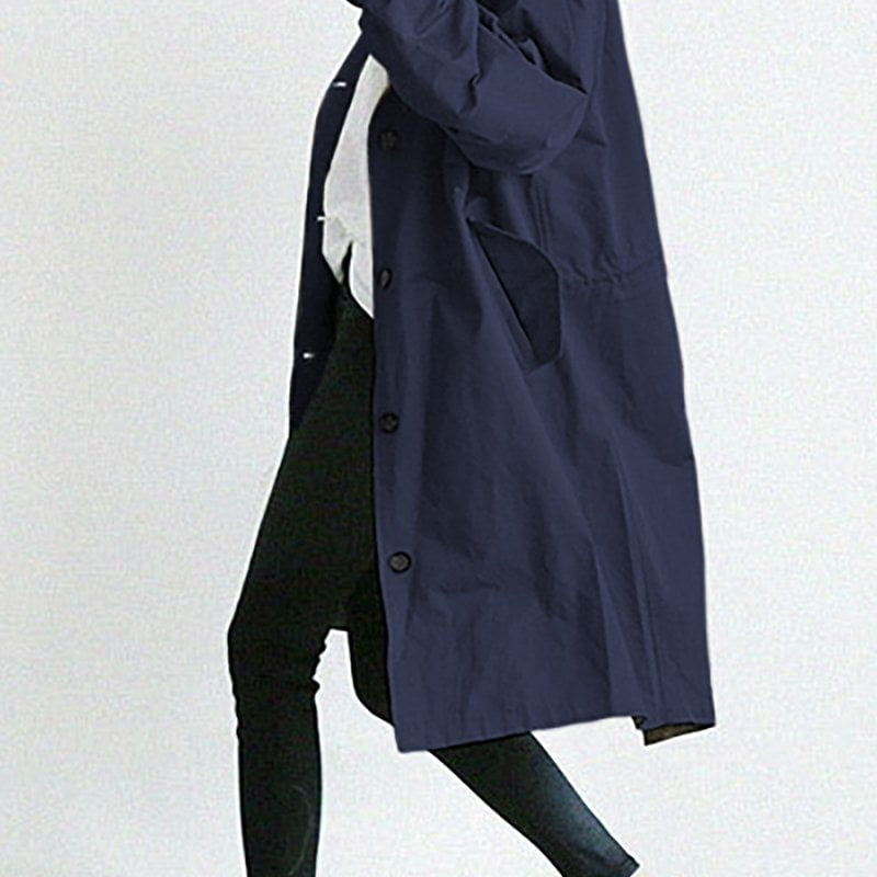 Casual Long Hooded Coat for Women