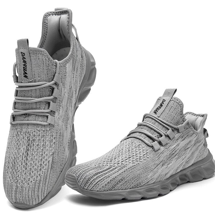 Men's Breathable Mesh Lace-Up Sneakers