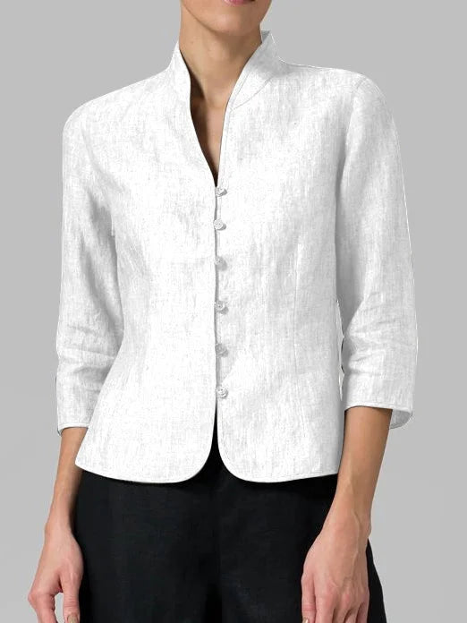 Blazer Femme Structuré à Coupe Élégante