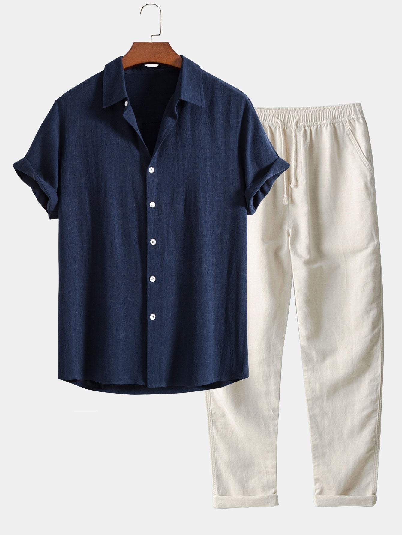 Casual Shirt and Pants Set for Men