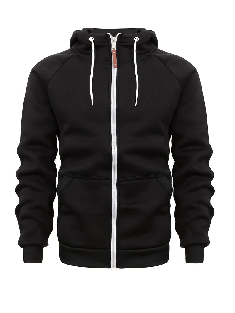 Men’s Casual and Comfortable Zip-Up Hoodie