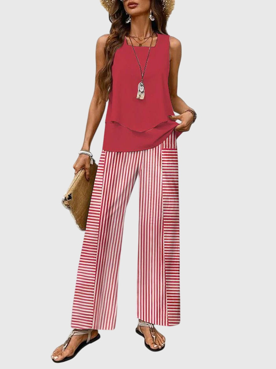 Brenda | Elegant Summer Two-Piece Set