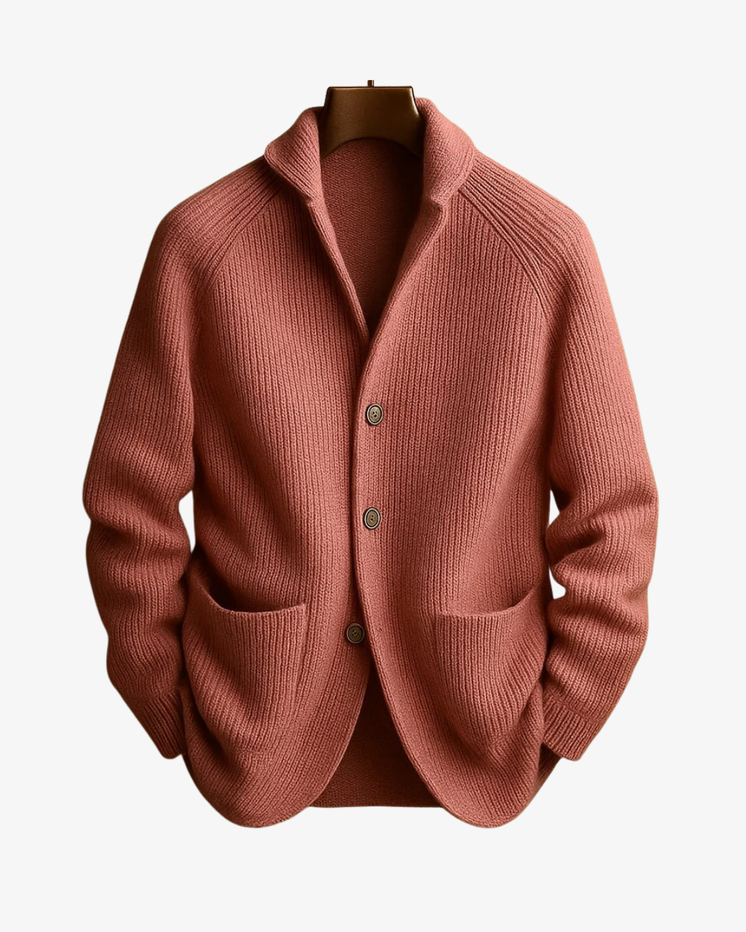 Men’s Modern-Fit Button-Up Cardigan