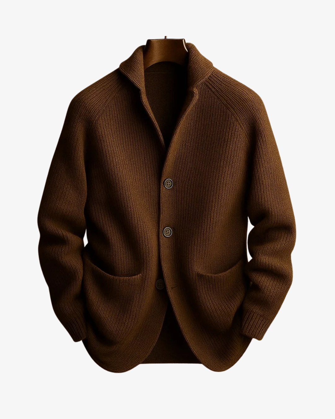 Men’s Modern-Fit Button-Up Cardigan