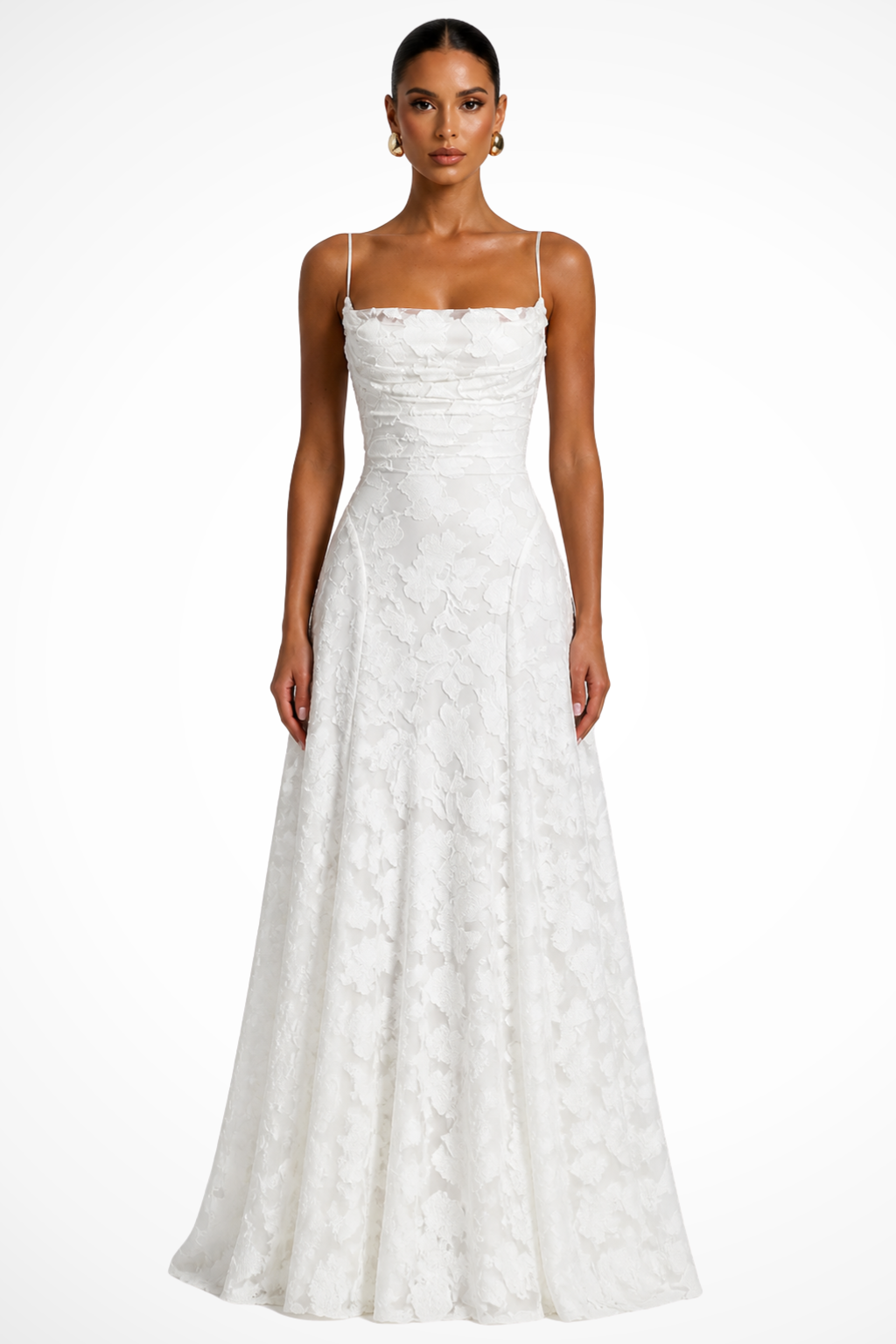 Robe Longue Femme Bustier Élégante à Lacé