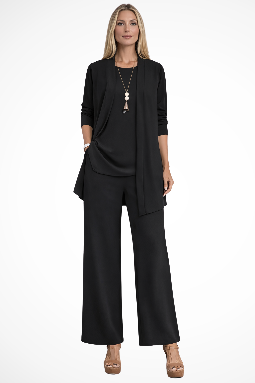 Women's Set Tunic and Pants 3 Pieces