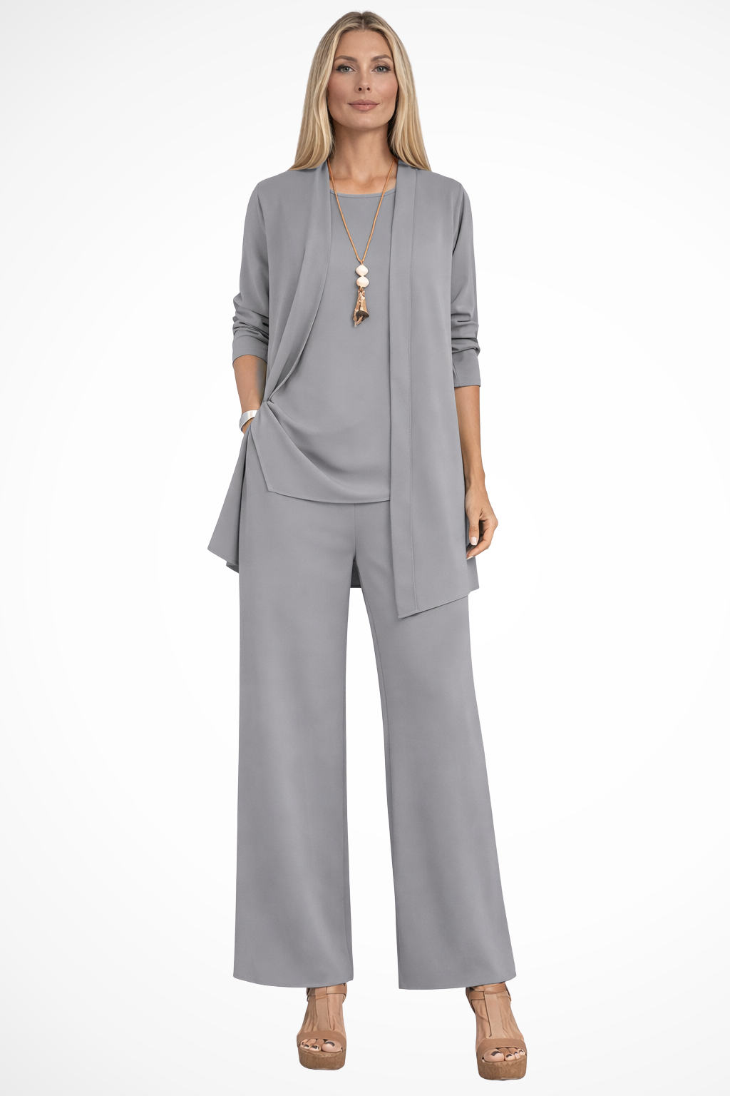 Women's Set Tunic and Pants 3 Pieces