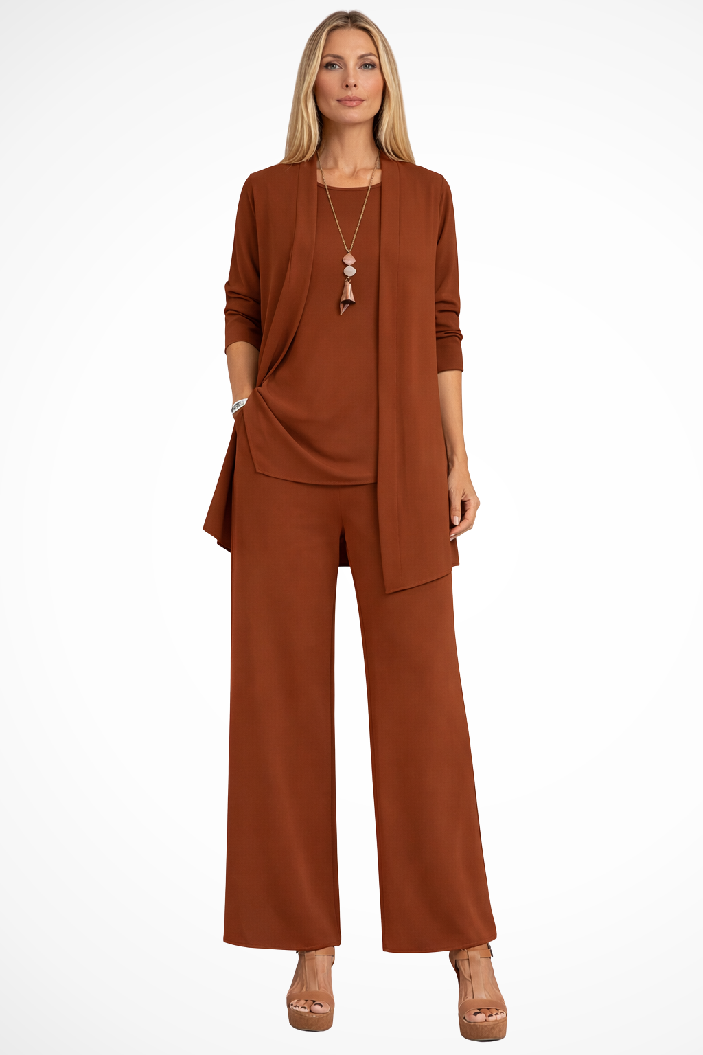 Women's Set Tunic and Pants 3 Pieces