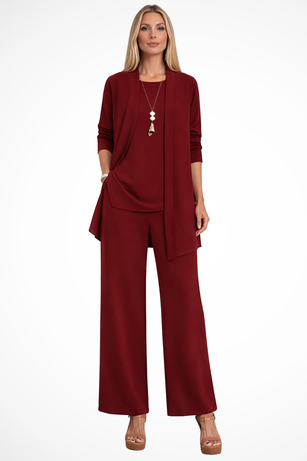 Women's Set Tunic and Pants 3 Pieces