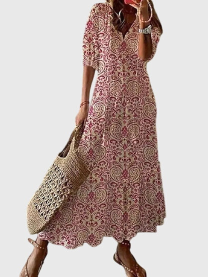 Amalia | Robe d'été bohème vintage