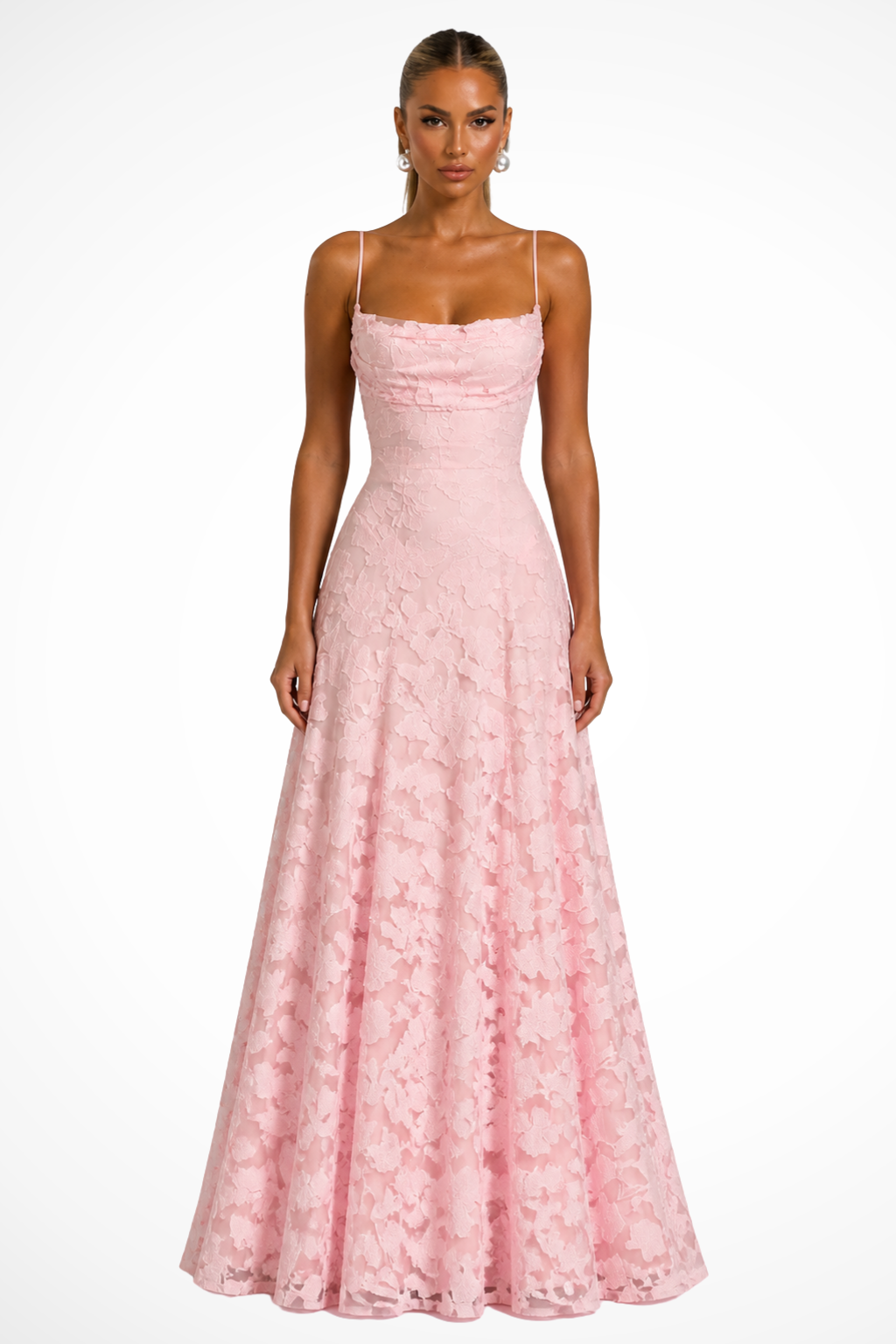 Robe Longue Femme Bustier Élégante à Lacé
