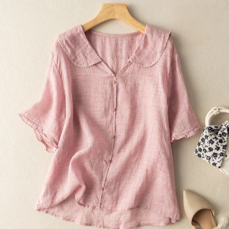 Chemisier Vintage Femme Élégant à Boutons