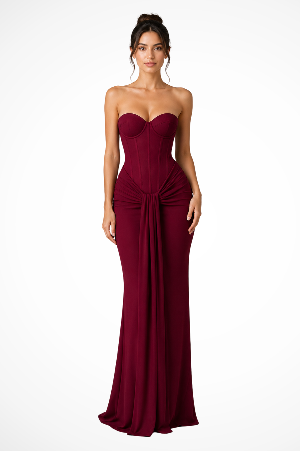 Robe Longue Femme Bustier Sculptant pour Élégantes et Occasions