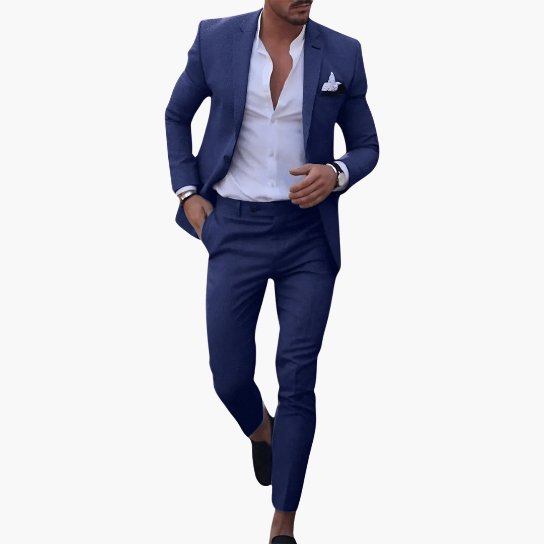 Costume Homme Business Blazer et Pantalon Assortis