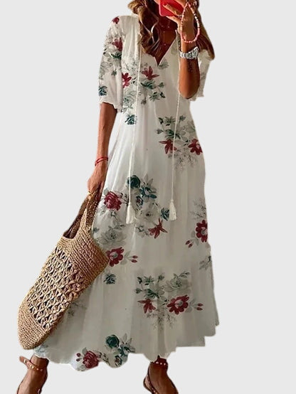Amalia | Robe d'été bohème vintage