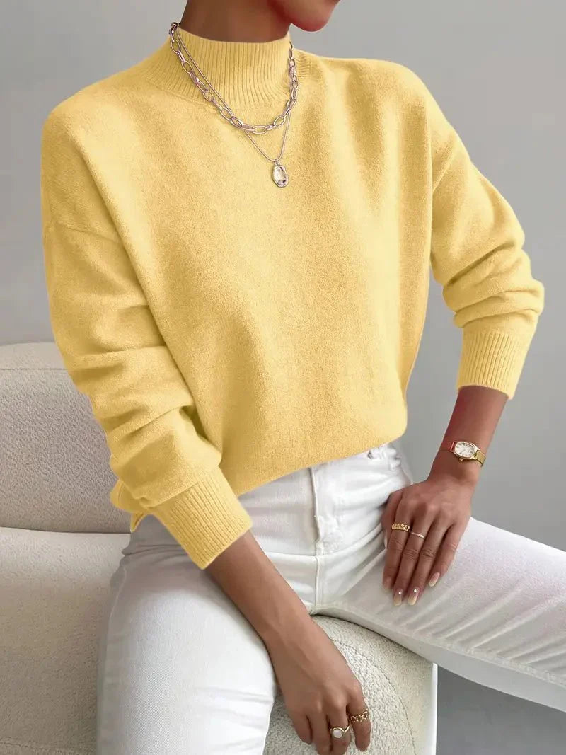 Women's Soft Knit Crew-Neck Sweater