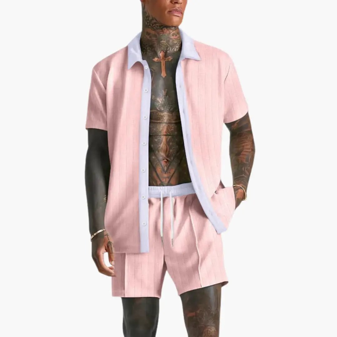 Ensemble Estival Homme Décontracté et Moderne